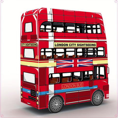 London Bus 3D Puzzle Foam Toy Model Building Kit