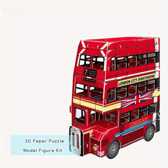 London Bus 3D Puzzle Foam Toy Model Building Kit