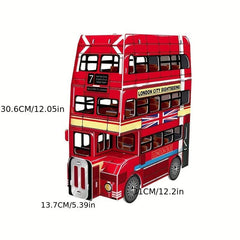 London Bus 3D Puzzle Foam Toy Model Building Kit