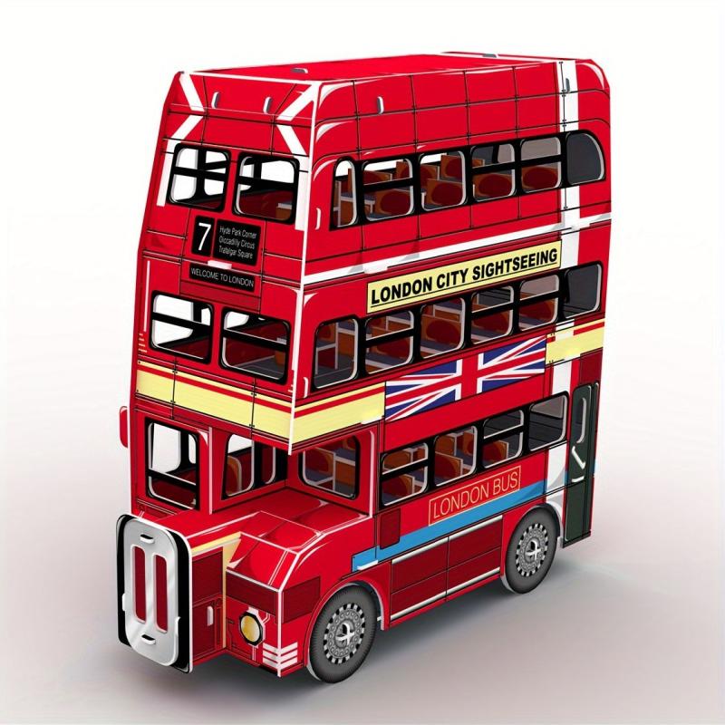 London Bus 3D Puzzle Foam Toy Model Building Kit