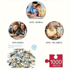 1000 Piece Jigsaw Puzzle Famous Painting Landscape Adult Brain Teaser