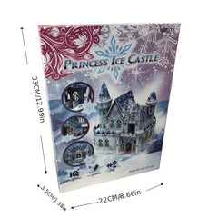 Ice Castle 3D Puzzle Dollhouse Assembly With Furniture Toys Girls Boys Gift