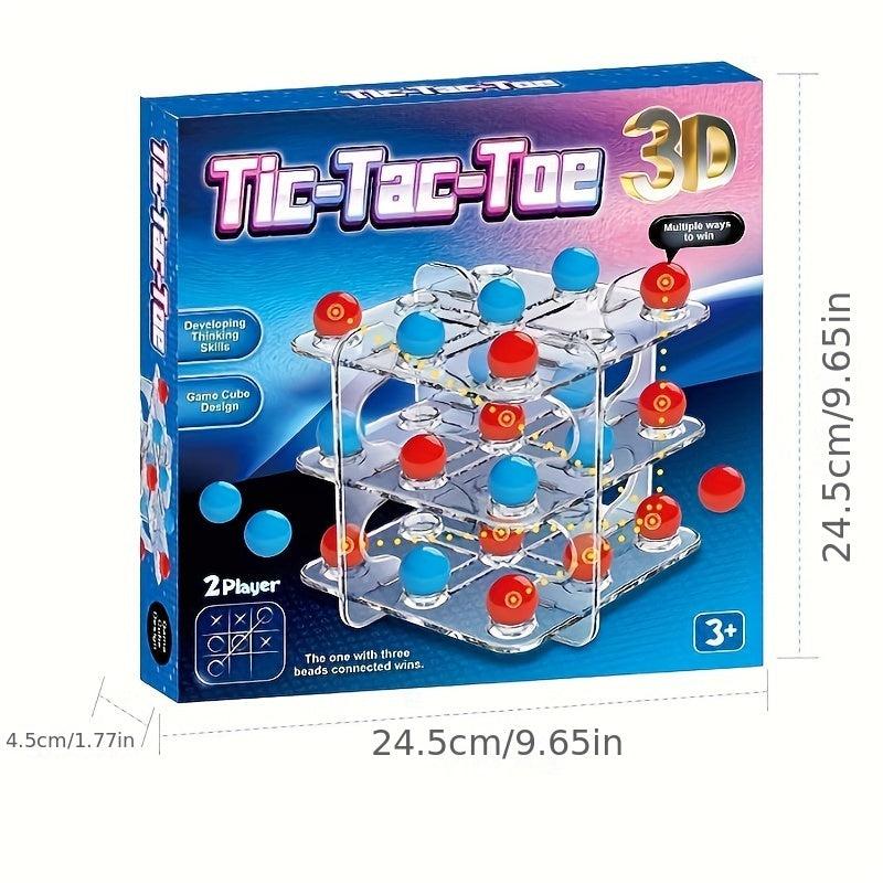 3D Tic Tac Toe Marble Game for Kids
