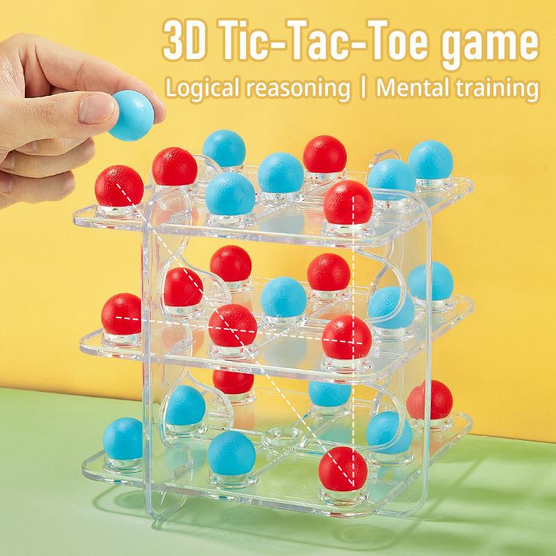 3D Tic Tac Toe Marble Game for Kids