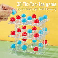 3D Tic Tac Toe Marble Game for Kids