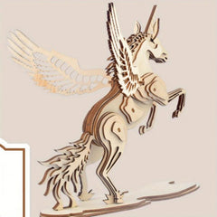3D Wooden Jigsaw Puzzle Educational Toy Christmas Halloween Gift