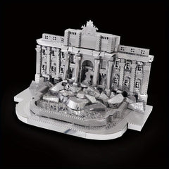 Stainless Steel Metal 3D Puzzle Roman Wishing Pool Model Educational Toys