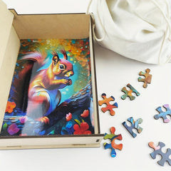 234 Pcs Squirrel Wooden Jigsaw Puzzles for Adults and Kids