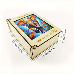 234 Pcs Elephant Wooden Jigsaw Puzzle Adult Unique Shape Family Puzzles