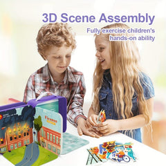 3D Puzzle Toy Fireman Doctor Police Teacher for Kids