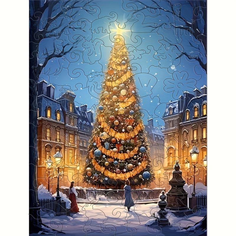 3D Wooden Puzzle Model Assembly 4mm Thickness Halloween Christmas Thanksgiving