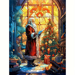 3D Wooden Puzzle Model Assembly Santa Pattern 4mm Thickness Halloween Christmas