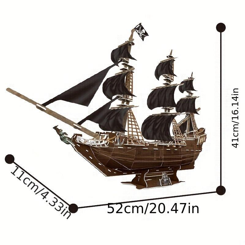 Large Size Pearl Pirate 3D Puzzle Ideal Christmas Gift for Kids