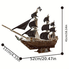Large Size Pearl Pirate 3D Puzzle Ideal Christmas Gift for Kids
