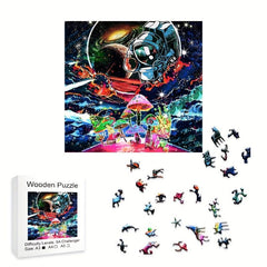 Wooden Puzzle for Family Fun and Learning