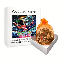 Wooden Puzzle for Family Fun and Learning