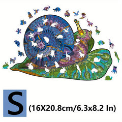 Magic Halloween Snail Wooden Puzzle Game