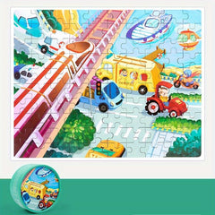 Kids Cartoon 100-Piece Jigsaw Puzzle- Education Toy