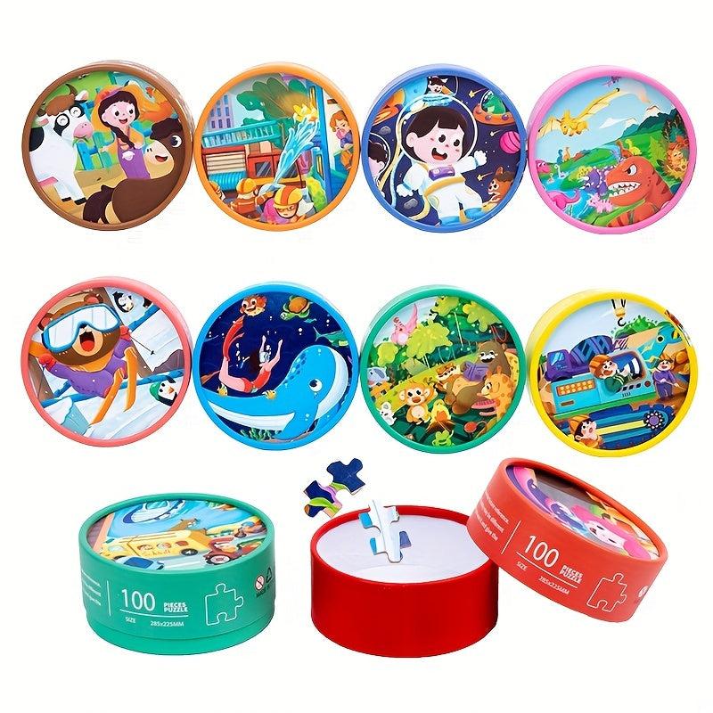 Kids Cartoon 100-Piece Jigsaw Puzzle- Education Toy