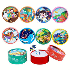 Kids Cartoon 100-Piece Jigsaw Puzzle- Education Toy