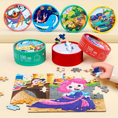 Kids Cartoon 100-Piece Jigsaw Puzzle- Education Toy