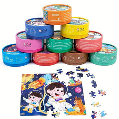 Kids Cartoon 100-Piece Jigsaw Puzzle- Education Toy