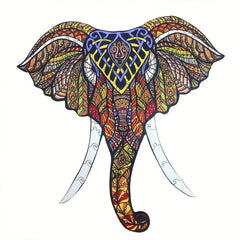 Elephant Wooden Puzzle Religious Irregular Animal Wood Gift