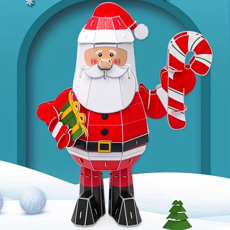 Santa And Sleigh Festive 3D Christmas Gift For All Ages