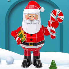 Santa And Sleigh Festive 3D Christmas Gift For All Ages