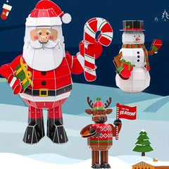 Santa And Sleigh Festive 3D Christmas Gift For All Ages