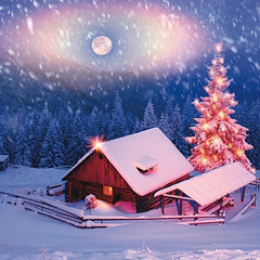 Family Puzzle 150pcs Fairy Tale Cabin Christmas Night Rabbit Birthday Gift