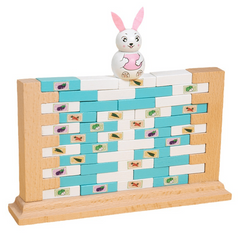 Little Rabbit Push Brick Parent child Board Game