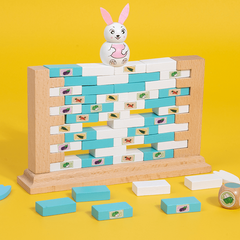 Little Rabbit Push Brick Parent child Board Game
