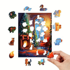 Christmas Animal Puzzle Adult Holiday Entertainment