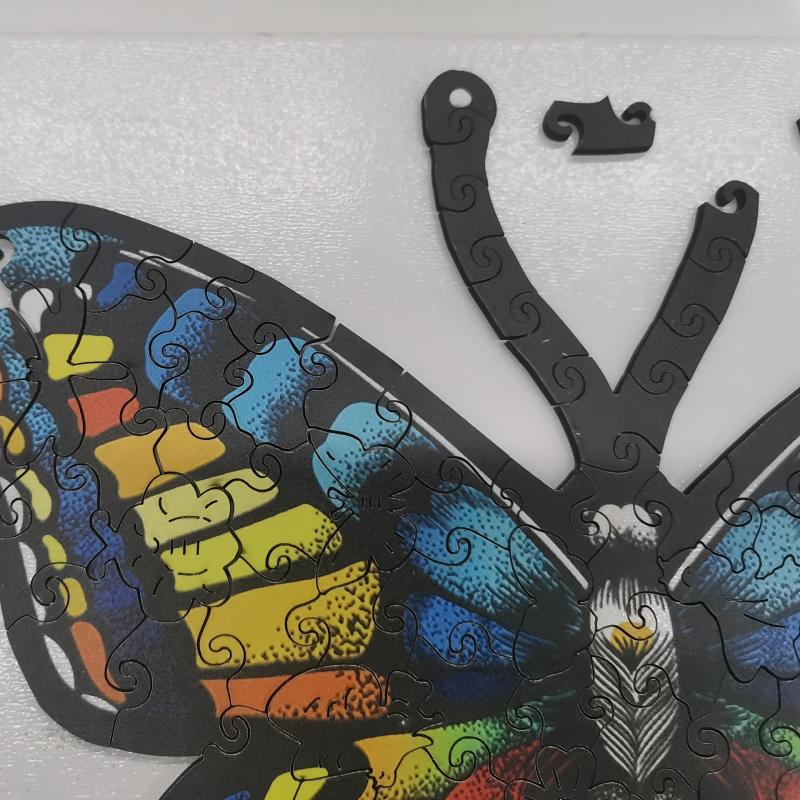 3D Butterfly Puzzle Wooden Building Blocks Toy