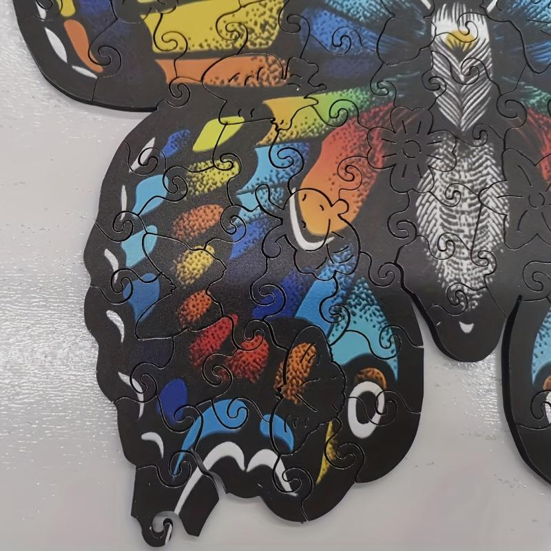 3D Butterfly Puzzle Wooden Building Blocks Toy