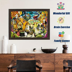 Funny Farm Irregular Wooden Puzzle for Adults and Children