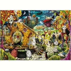 Funny Farm Irregular Wooden Puzzle for Adults and Children