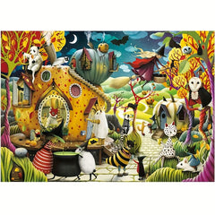 Funny Farm Irregular Wooden Puzzle for Adults and Children