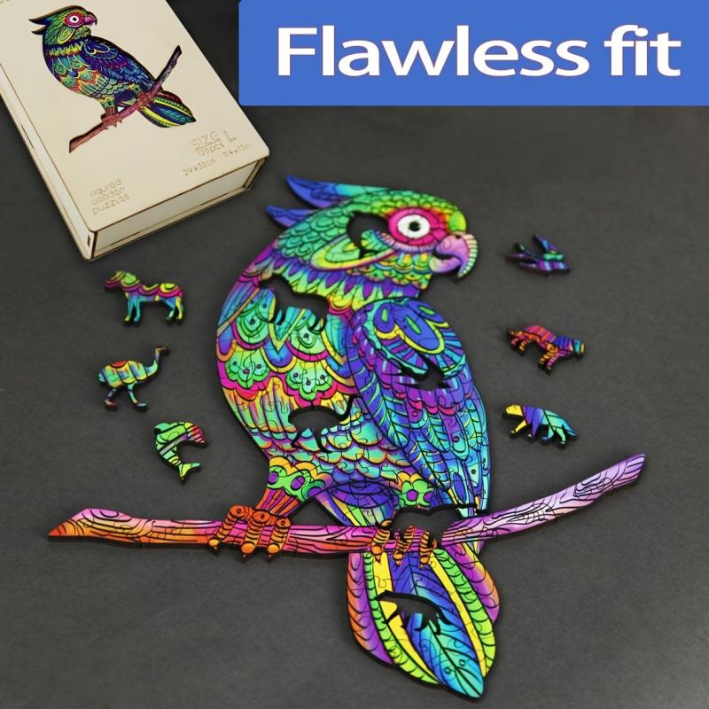 Irregular Wooden Jigsaw Puzzle - Perfect Gift for Adults & Teens