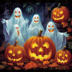Halloween Horror Castle Wooden Puzzle Halloween Gift Puzzle Toy