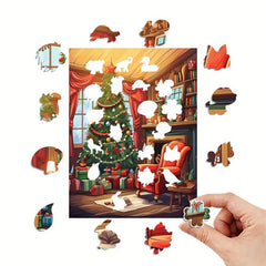 Christmas Puzzle Adult Animal Puzzle Holiday Entertainment Stress Relief
