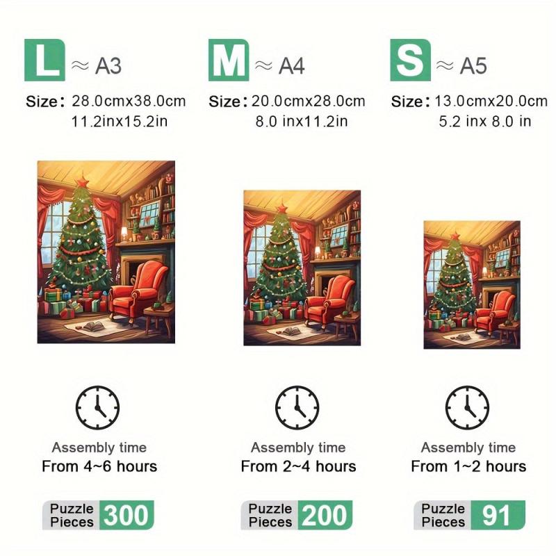 Christmas Puzzle Adult Animal Puzzle Holiday Entertainment Stress Relief