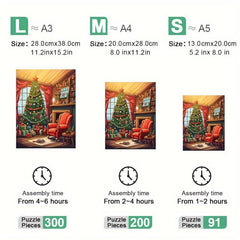 Christmas Puzzle Adult Animal Puzzle Holiday Entertainment Stress Relief