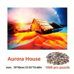 1000pcs Jigsaw Puzzles Gift Decompression Toy Wall Decoration Educational