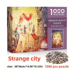 1000pcs Jigsaw Puzzles Gift Decompression Toy Wall Decoration Educational