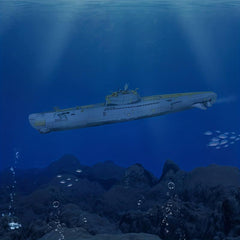 Piececool 3D Metal Puzzle Military Submarine Model Building Kit