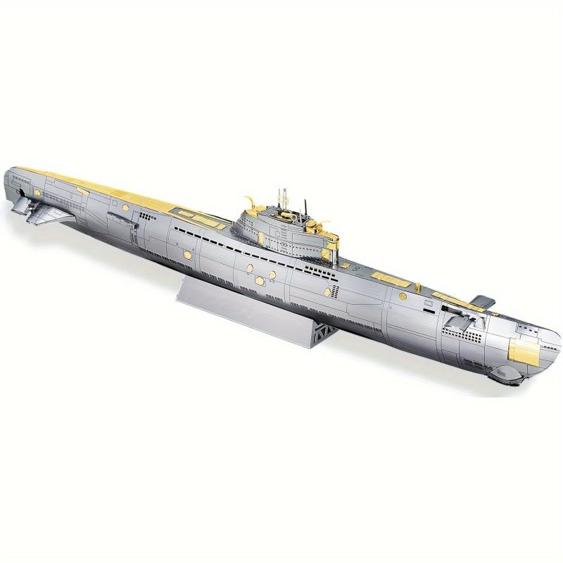 Piececool 3D Metal Puzzle Military Submarine Model Building Kit