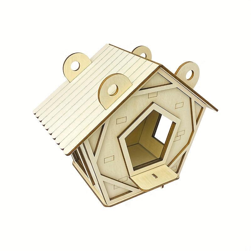 Wooden DIY Bird Nest Puzzle Set for Kids and Toddlers