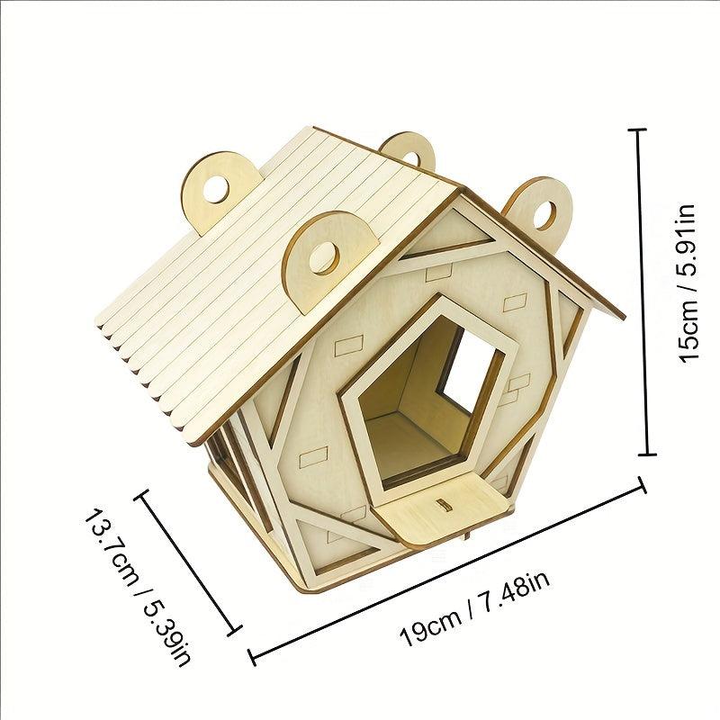 Wooden DIY Bird Nest Puzzle Set for Kids and Toddlers